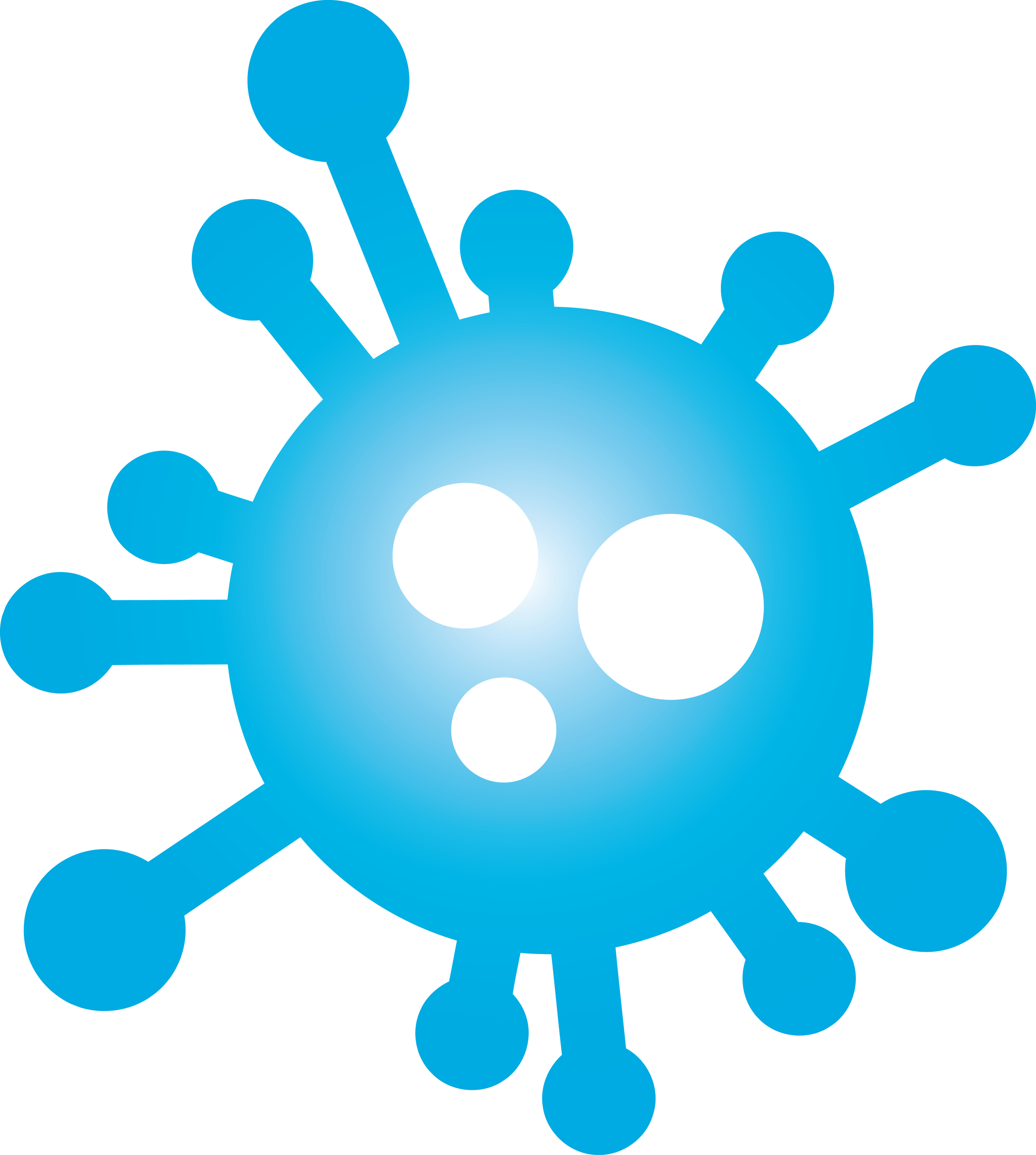 molecola virus blu